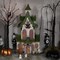 Northlight LED Lighted Haunted House with Skulls Halloween Decoration - 22.75"